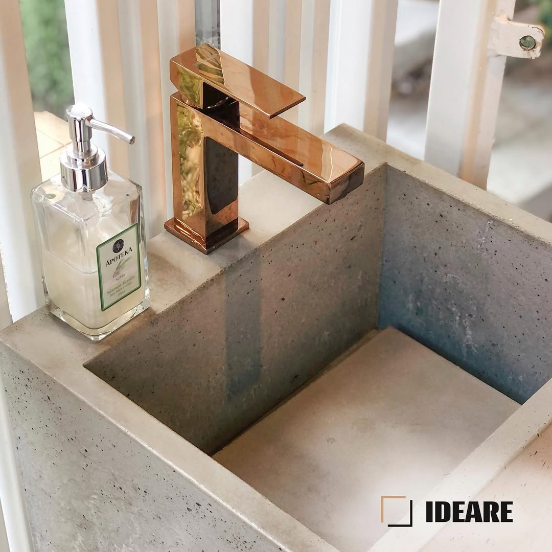 Revestimento de concreto com textura